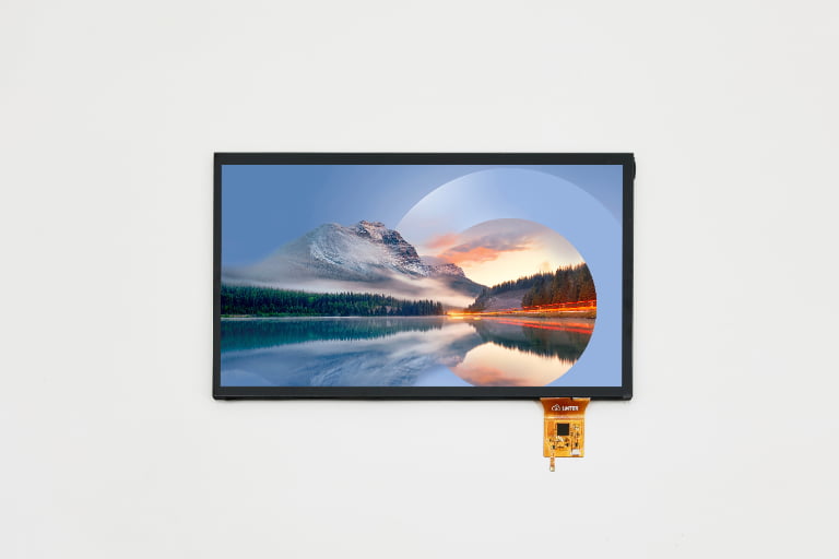 How to fix pressure damage on LCD screen?