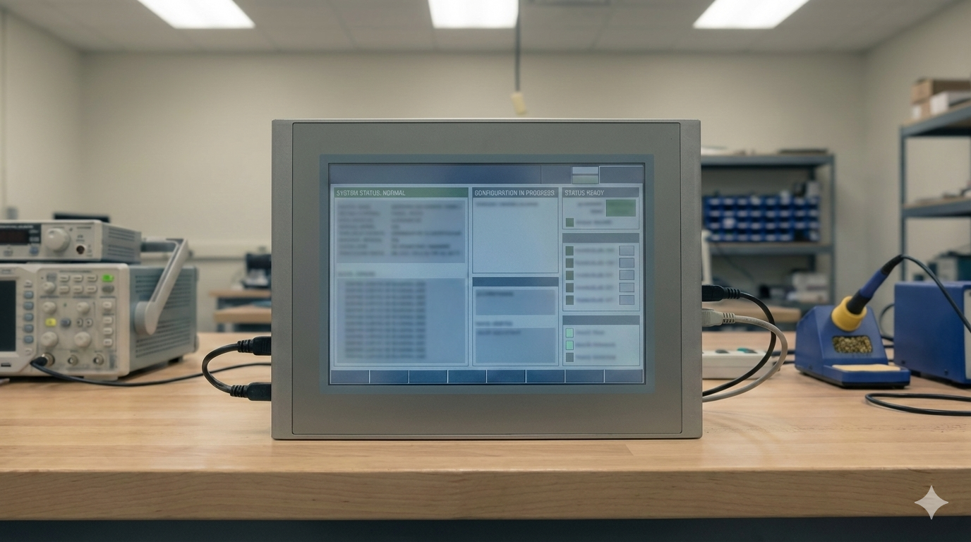 Industrial HMI Control Panel