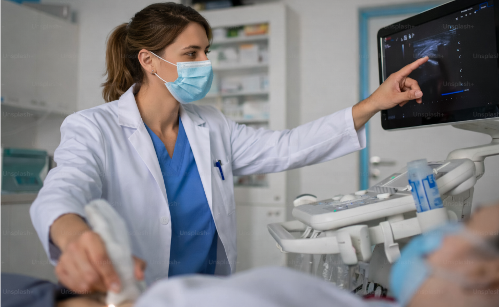 Advanced laboratory diagnostic equipment with colorful display