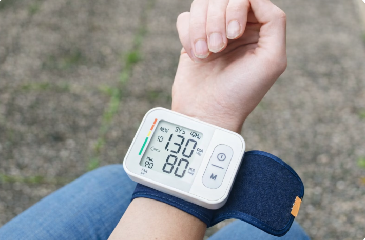 Doctor using handheld medical device